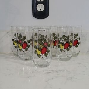 Vintage Sears "Strawberry" Glasses